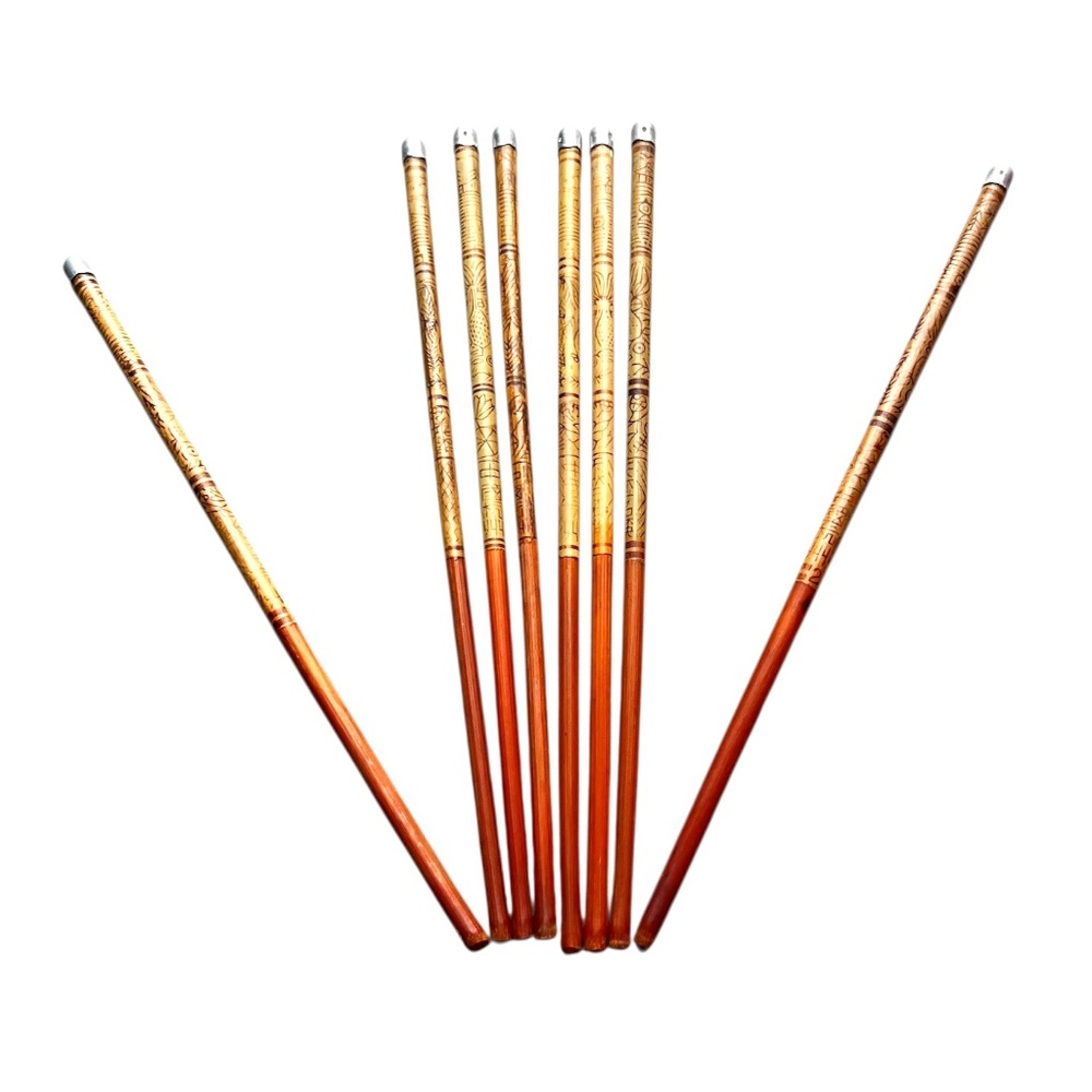 Vintage Chopsticks Sushi-Stabchen wood‎ | Wood chopsticks wrapped with paper and